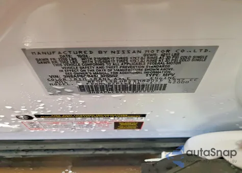 2025 Nissan Kicks Sv z USA, uszkodzony, nr VIN 3N8AP6CB4SL325552